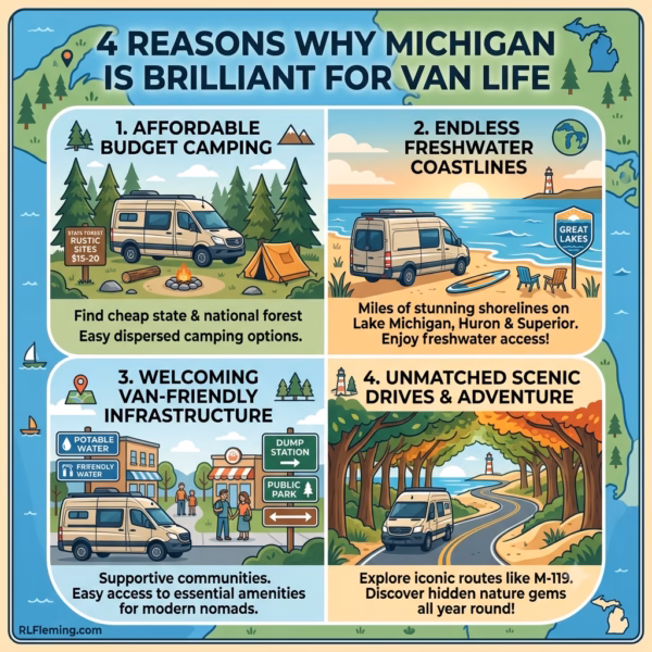 4 Reasons Why Michigan is Brilliant for Van Life
