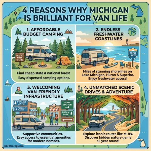4 Reasons Why Michigan is Brilliant for Van Life
