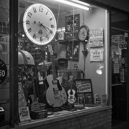 The pawn shop counter is a place where dreams go to die.